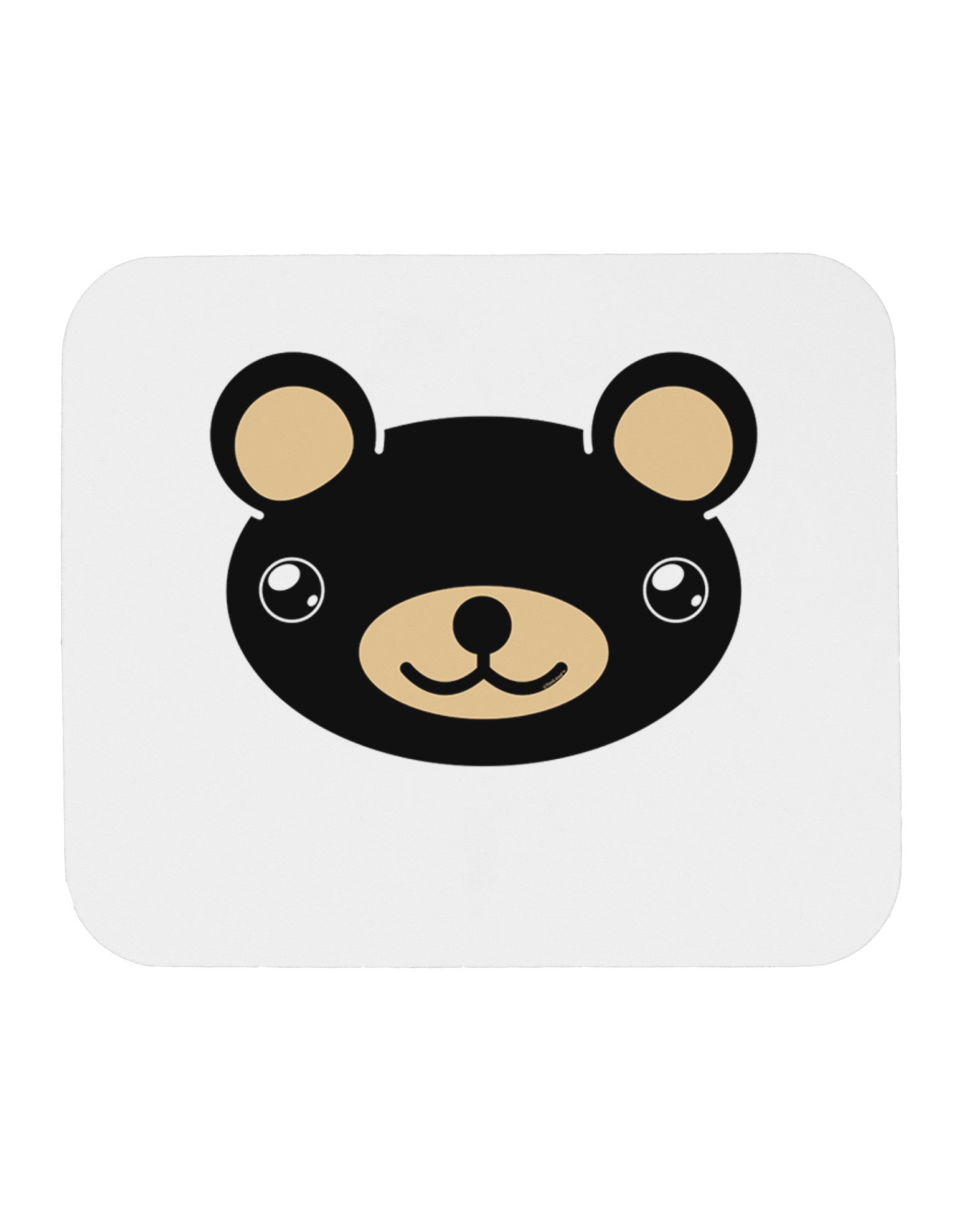 Kyu-T Head - Night Beartholomew Teddy Bear Mousepad-TooLoud-White-Davson Sales