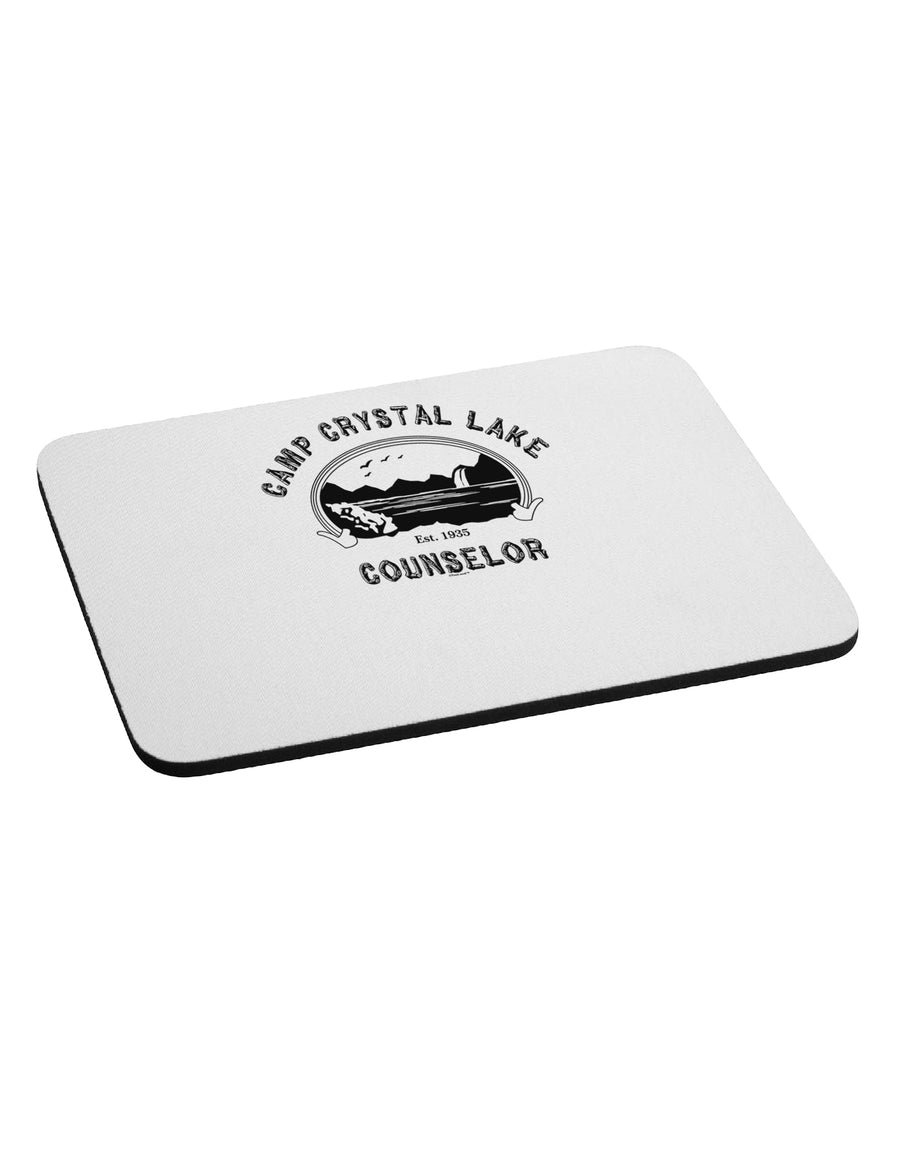 Camp Crystal Lake Counselor - Friday 13 Mousepad-TooLoud-White-Davson Sales