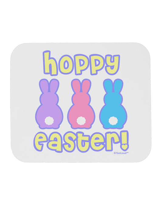 Three Easter Bunnies - Hoppy Easter Mousepad by TooLoud-TooLoud-White-Davson Sales