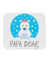 Matching Polar Bear Family - Papa Bear Mousepad by TooLoud-TooLoud-White-Davson Sales