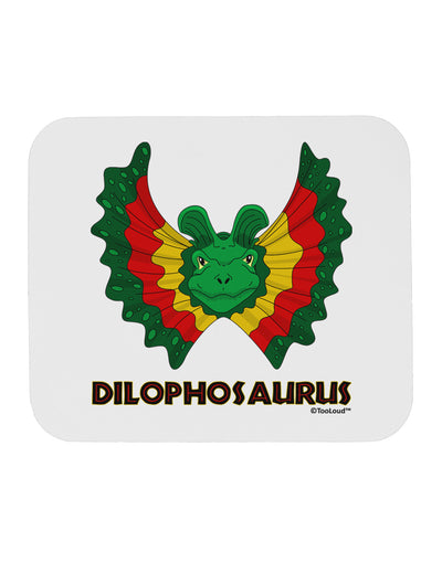 Dilophosaurus Design - Color - Text Mousepad by TooLoud-TooLoud-White-Davson Sales