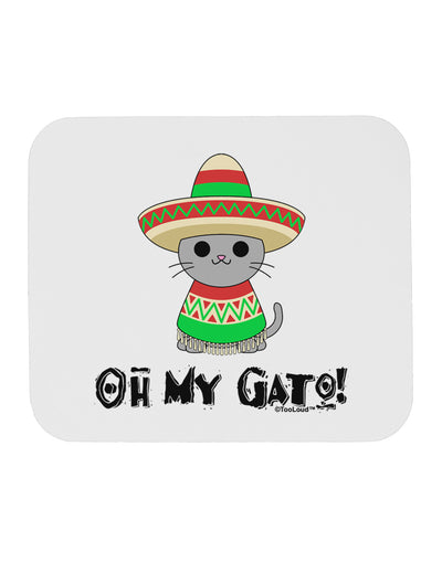 Oh My Gato - Cinco De Mayo Mousepad by TooLoud-TooLoud-White-Davson Sales