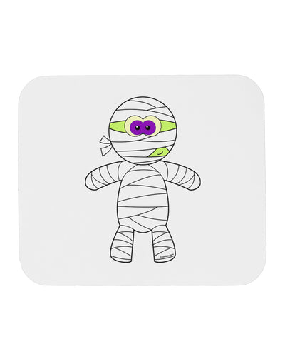 Cute Mummy Halloween Mousepad-TooLoud-White-Davson Sales