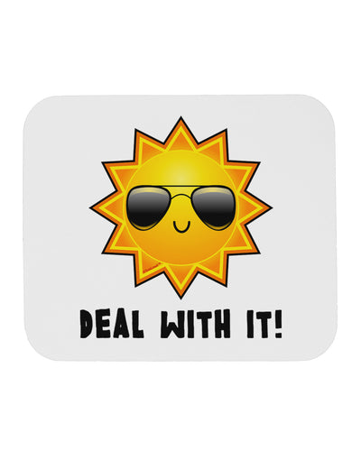 Deal With It Cute Sun Mousepad by TooLoud-TooLoud-White-Davson Sales