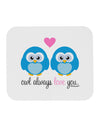 Owl Always Love You - Blue Owls Mousepad by TooLoud-TooLoud-White-Davson Sales