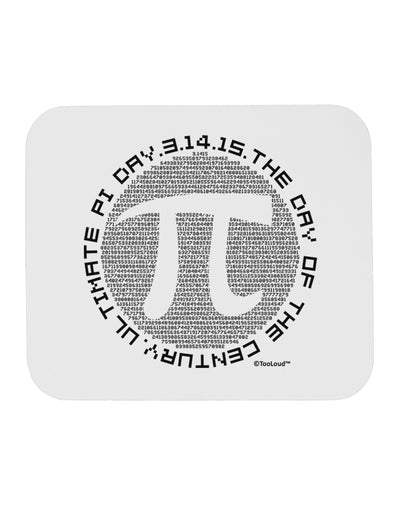 Ultimate Pi Day - Retro Computer Style Pi Circle Mousepad by TooLoud-TooLoud-White-Davson Sales