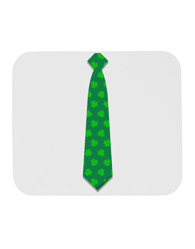 Clover Pattern Tie St Patrick's Day Mousepad-TooLoud-White-Davson Sales