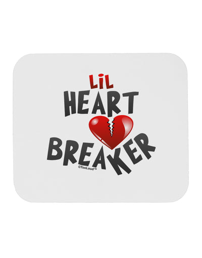 Lil Heart Breaker Mousepad-TooLoud-White-Davson Sales