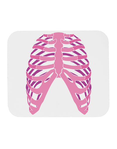 Human Pink Skeleton Bones Ribcage Mousepad-TooLoud-White-Davson Sales