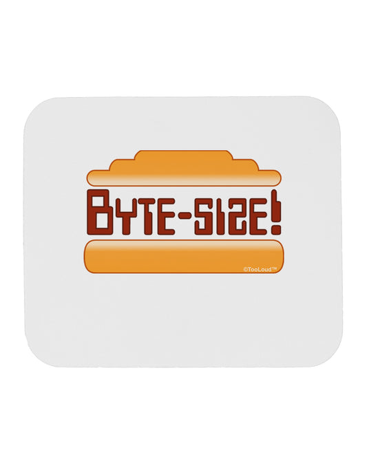 Byte Size Mousepad-TooLoud-White-Davson Sales
