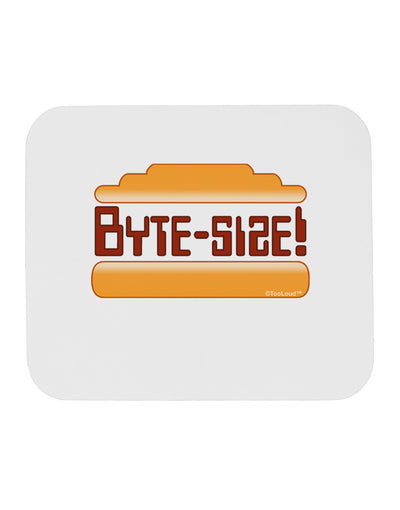 Byte Size Mousepad-TooLoud-White-Davson Sales