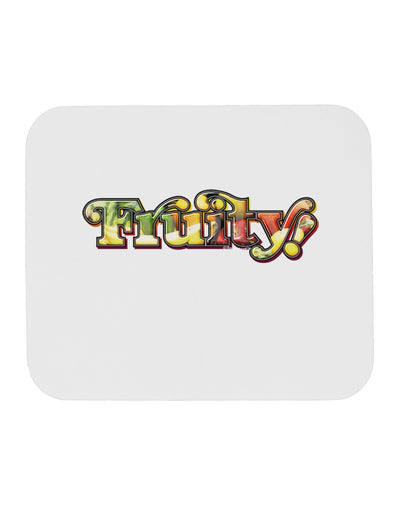 Fruity Text Mousepad-TooLoud-White-Davson Sales