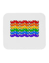 Rainbow Mustaches Gay Pride Flag Mousepad-TooLoud-White-Davson Sales