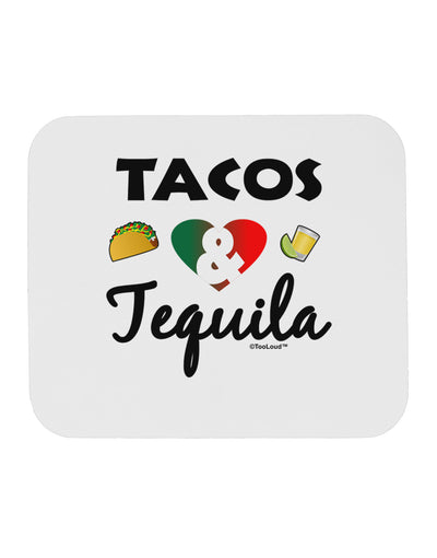 Tacos & Tequila Mousepad-TooLoud-White-Davson Sales