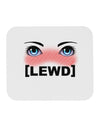 Blushing Anime Eyes Lewd Mousepad by TooLoud-TooLoud-White-Davson Sales