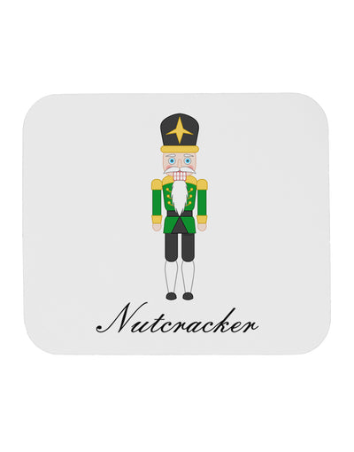 Nutcracker - Green Gold Black Text Mousepad-TooLoud-White-Davson Sales