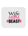 TooLoud Wife Mom Beast Mousepad-TooLoud-White-Davson Sales