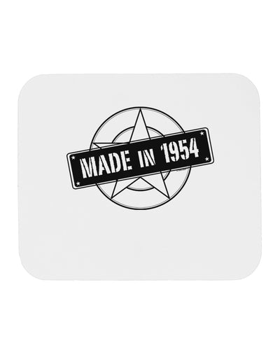 Made In Birth Year 1954 Mousepad-TooLoud-White-Davson Sales