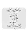 Salt in the Air Sand in My Hair - Mermaid Mousepad-TooLoud-White-Davson Sales