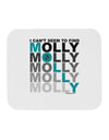 Find Molly Blue Mousepad-TooLoud-White-Davson Sales