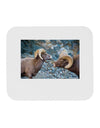 Two Bighorn Rams Mousepad-TooLoud-White-Davson Sales