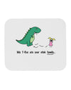 My T-Rex Ate Your Stick Family - Color Mousepad by TooLoud-TooLoud-White-Davson Sales