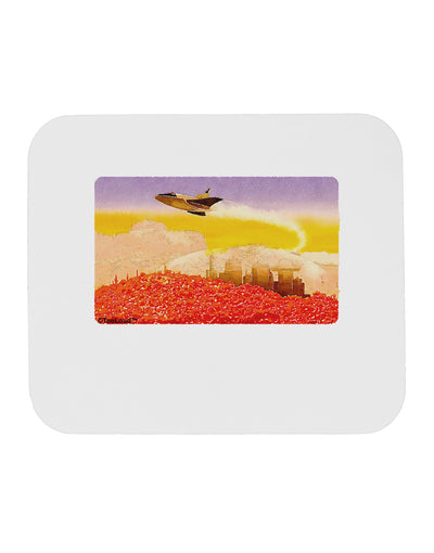 Planet Mars Watercolor Mousepad-TooLoud-White-Davson Sales