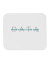 Binary Data Blue Mousepad-TooLoud-White-Davson Sales