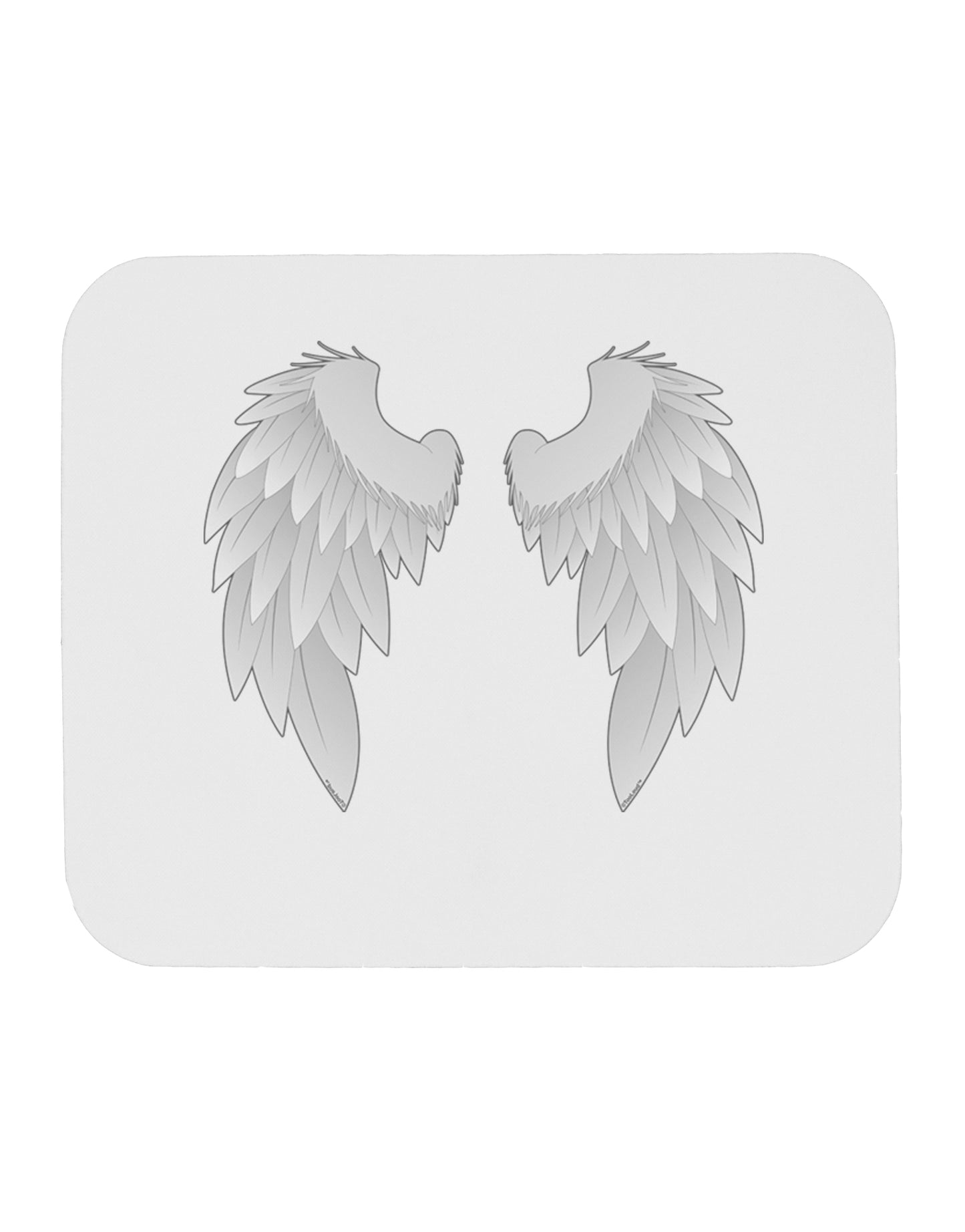 Epic Angel Wings Design Mousepad by TooLoud-TooLoud-White-Davson Sales