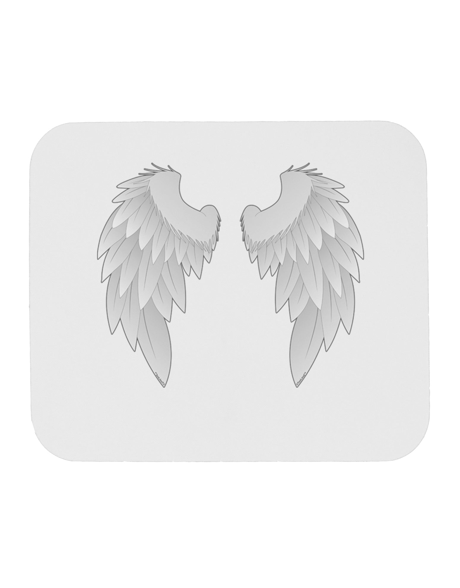 Epic Angel Wings Design Mousepad by TooLoud-TooLoud-White-Davson Sales