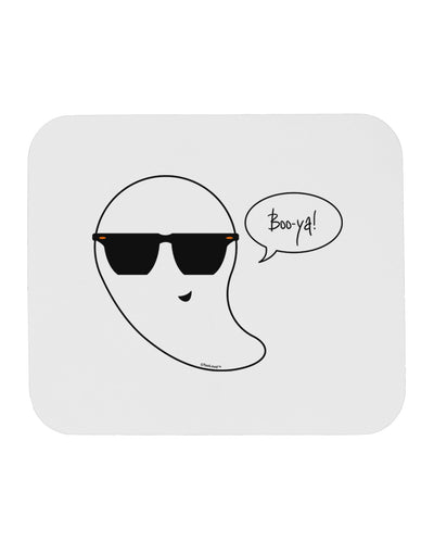 Boo Ya Cool Ghost Halloween Mousepad-TooLoud-White-Davson Sales