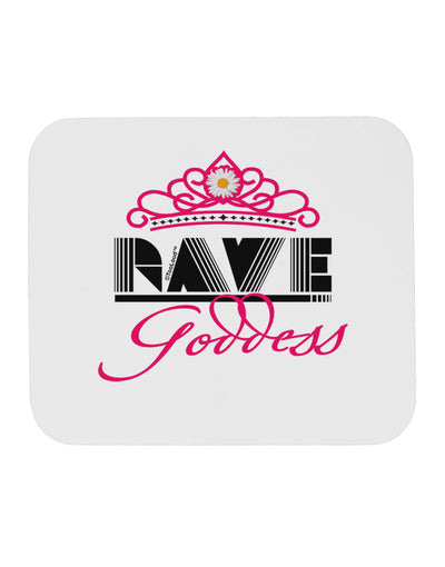 Rave Goddess Mousepad-TooLoud-White-Davson Sales