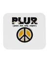 PLUR Daisies Mousepad-TooLoud-White-Davson Sales