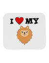 I Heart My - Cute Pomeranian Dog Mousepad by TooLoud-TooLoud-White-Davson Sales