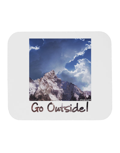 Go Outside Mountain Mousepad by TooLoud-TooLoud-White-Davson Sales