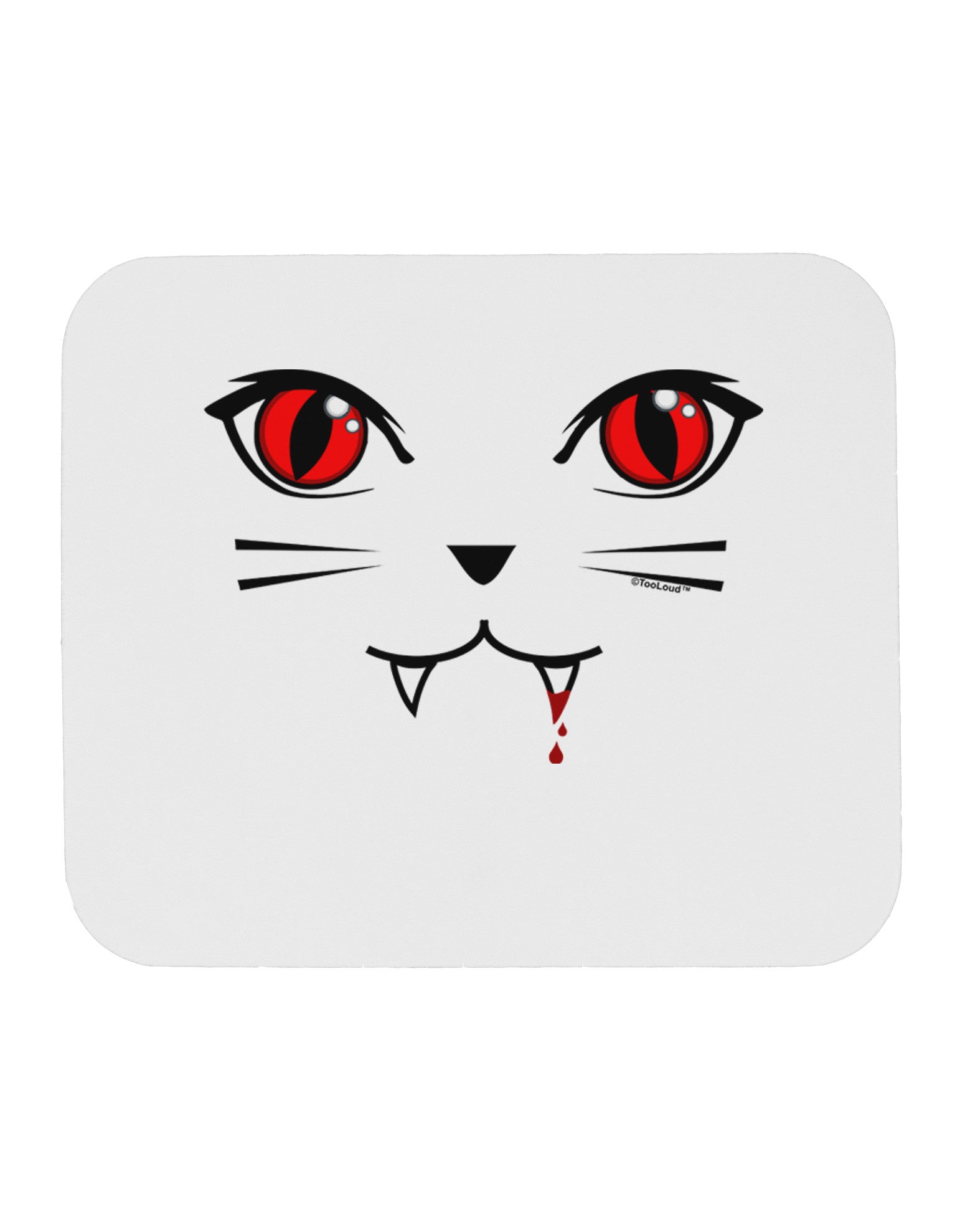 Vamp Kitty Mousepad-TooLoud-White-Davson Sales
