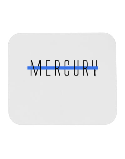 Planet Mercury Text Only Mousepad by TooLoud-TooLoud-White-Davson Sales