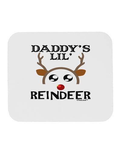 Daddy's Lil Reindeer Boy Mousepad-TooLoud-White-Davson Sales