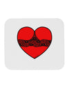 Black Lace Panty Heart Mousepad-TooLoud-White-Davson Sales