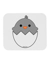 Cute Hatching Chick - Gray Mousepad by TooLoud-TooLoud-White-Davson Sales