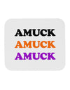 Amuck Amuck Amuck Halloween Mousepad-TooLoud-White-Davson Sales