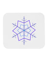 Snowflake Star Christmas Mousepad-TooLoud-White-Davson Sales