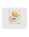 Laying Retriever Watercolor Mousepad-TooLoud-White-Davson Sales