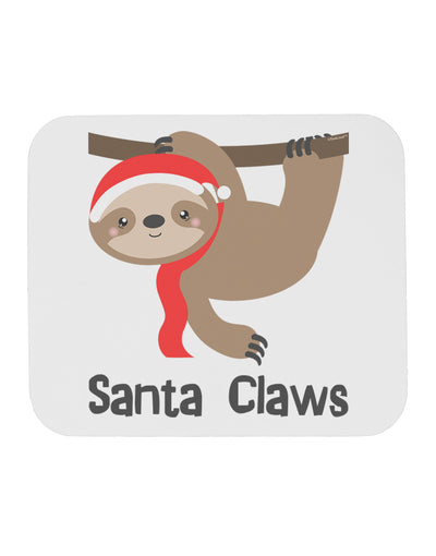 Cute Christmas Sloth - Santa Claws Mousepad by TooLoud-TooLoud-White-Davson Sales