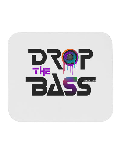 Drop The Bass - Drips Speaker Mousepad-TooLoud-White-Davson Sales