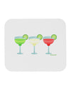 Margaritas - Mexican Flag Colors - Cinco de Mayo Mousepad by TooLoud-TooLoud-White-Davson Sales