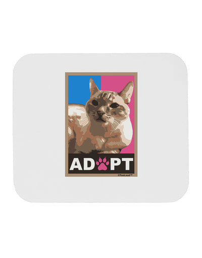 Adopt Cute Kitty Cat Adoption Mousepad-TooLoud-White-Davson Sales