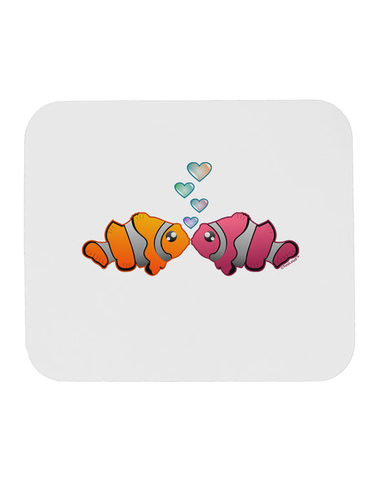 Kissy Clownfish Mousepad-TooLoud-White-Davson Sales