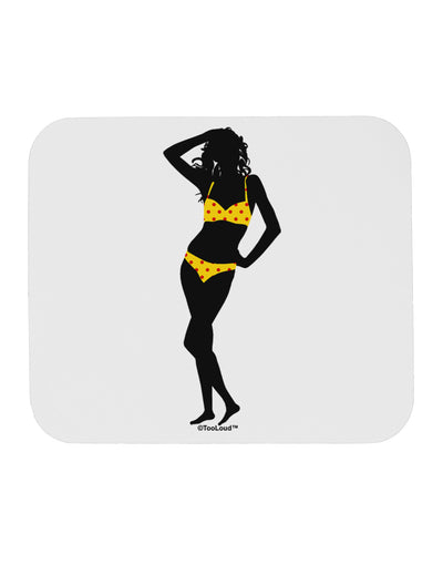 Polka Dot Bikini Shadow Mousepad by TooLoud-TooLoud-White-Davson Sales