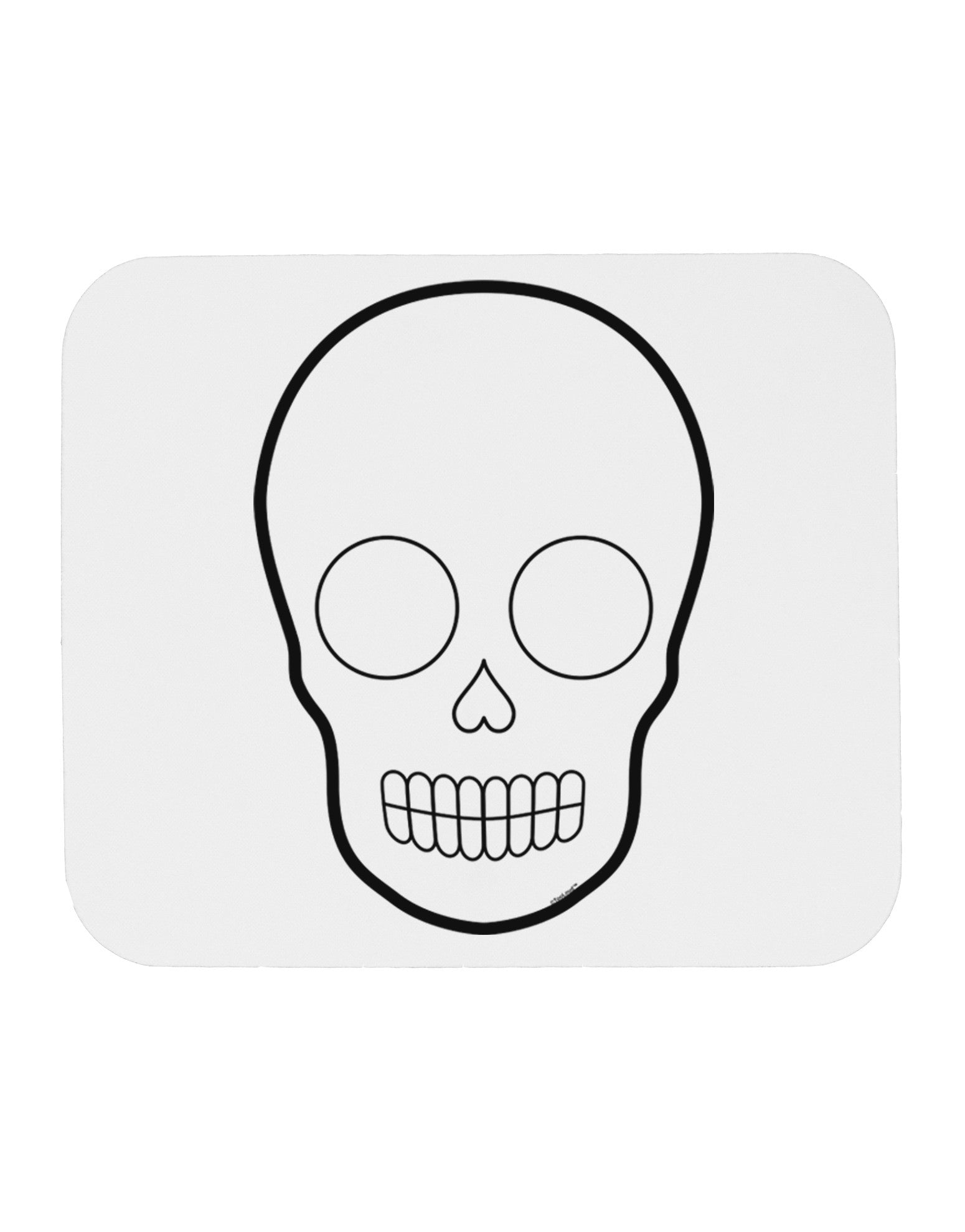 Design Your Own Day of the Dead Calavera Mousepad-TooLoud-White-Davson Sales